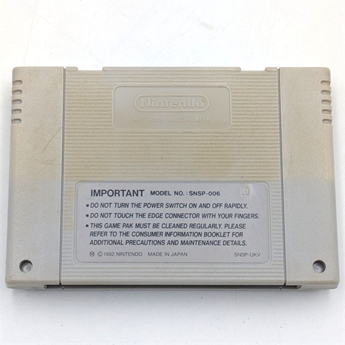 Striker - Cartridge - SNES Game (UKV) (ENG) (B Grade) (Used)